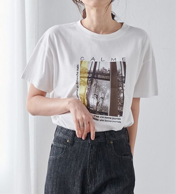 RANAN（ラナン）の「ロゴプリントTシャツ（Tシャツ）」｜詳細画像