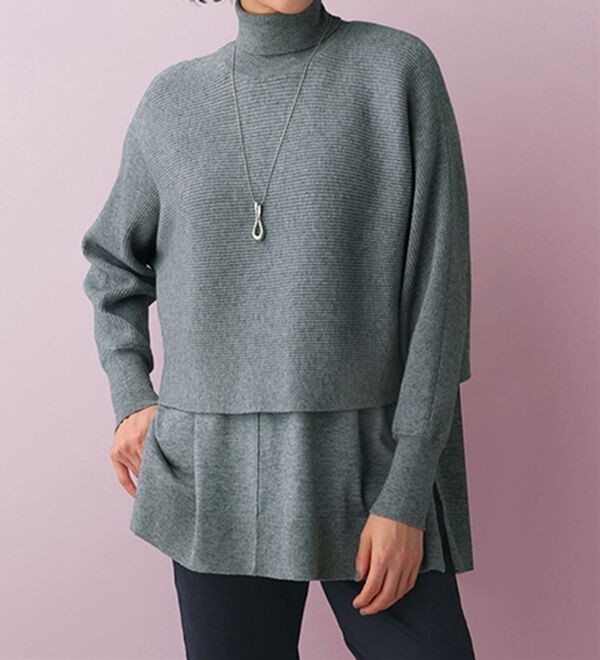 BELLUNA（ベルーナ）の「着回し自在！ニットベストアンサンブル（アンサンブル）」｜詳細画像