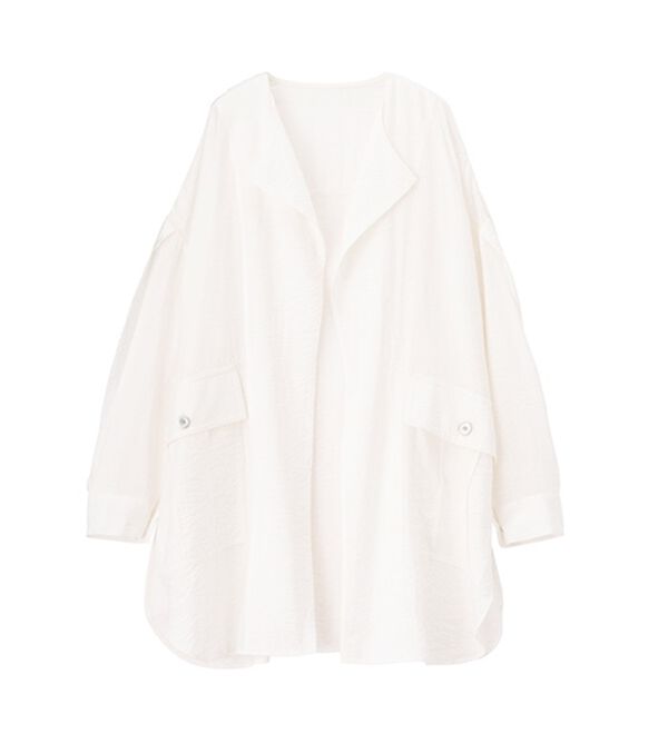 GeeRA（ジーラ）の「ビッグシルエットシャツジャケット（シャツ）」｜詳細画像