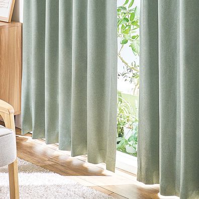 「軽量でお手入れがラク１００サイズ断熱・保温・遮光１００％カーテン（ドレープカーテン）」