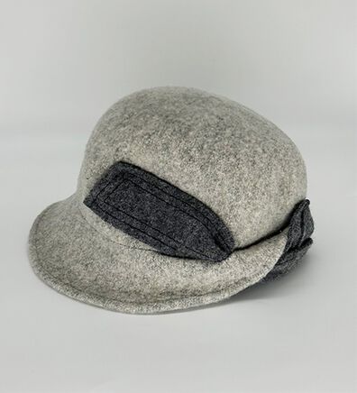 BELLUNA（ベルーナ）の「バスクウール混配色デザインハット（帽子）」