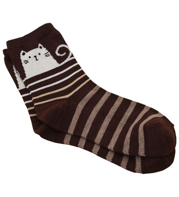 「ねこの靴下１０足＋１（靴下・ストッキング）」｜詳細画像