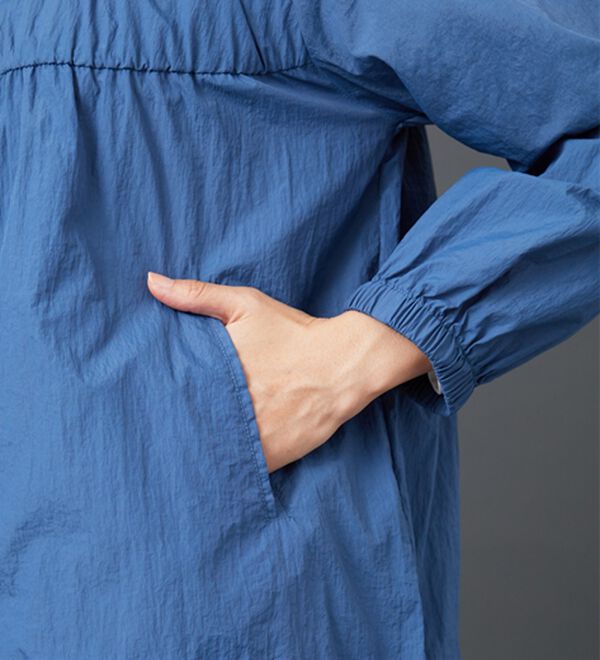 BELLUNA（ベルーナ）の「シアー素材ギャザーデザインブルゾン（ブルゾン）」｜詳細画像