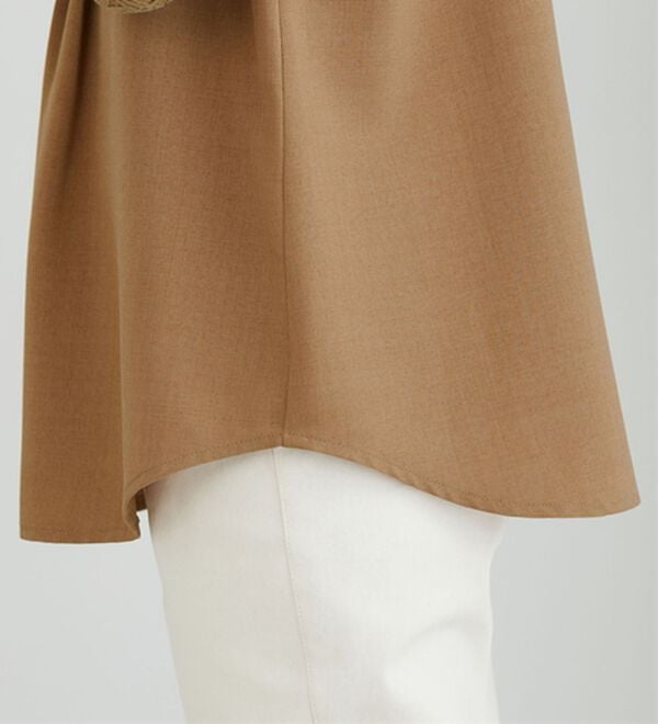 BELLUNA（ベルーナ）の「麻調素材袖レースブラウス（ブラウス）」｜詳細画像