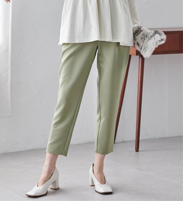 RANAN（ラナン）の「美脚シルエットクロップドパンツ（フルレングスパンツ）」｜詳細画像