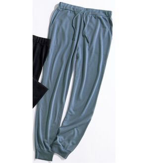 「毎日はきたい！すっきりジョガーパンツ（メンズフルレングスパンツ）」｜ブルーグレー