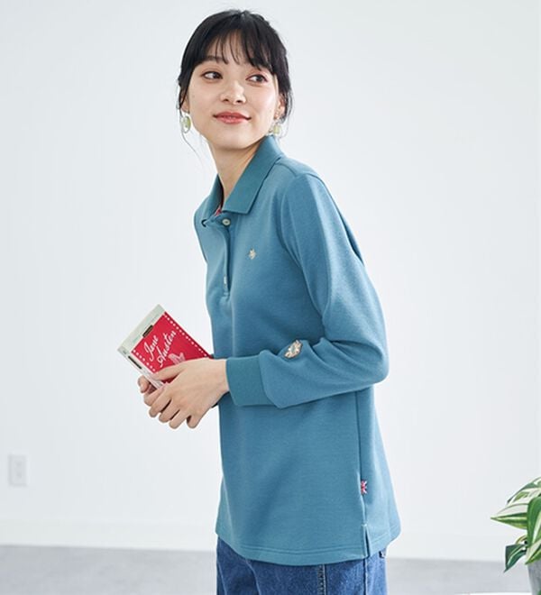 BELLUNA（ベルーナ）の「【ＰＯＬＯ　ＢＣＳ】裏起毛かのこポロシャツ（ポロシャツ）」｜詳細画像