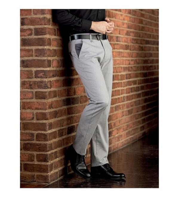 「【２本組】夏のオトナの杢調モノトーンパンツ（メンズフルレングスパンツ）」｜詳細画像