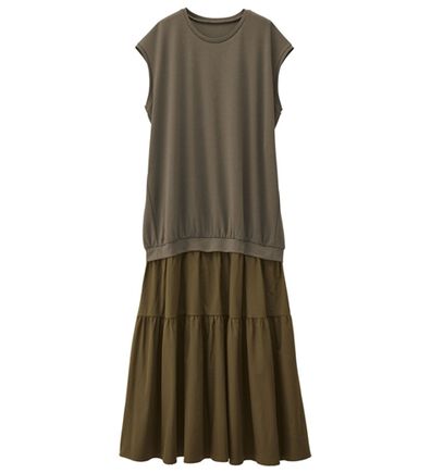 RANAN（ラナン）の「ティアードドッキングワンピ（ドッキングワンピース）」