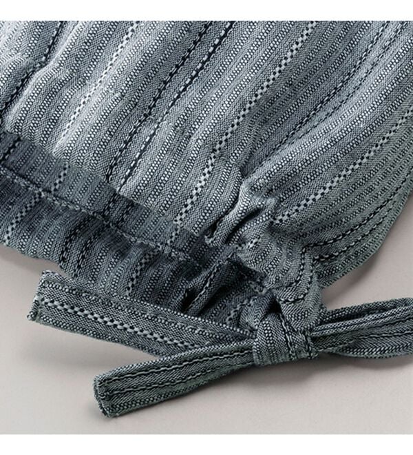 「さらっと快適しじら作務衣（メンズ和装・浴衣・和装グッズ）」｜詳細画像