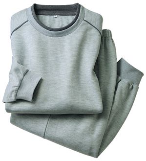 「毎日活躍！スウェット上下セット（メンズルームウェア）」｜グレー