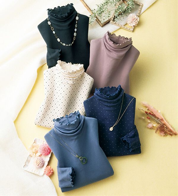 ルフラン（ルフラン）の「【ＫＭＫ】吸湿発熱コットンガーゼプルオーバー（カットソー）」｜詳細画像