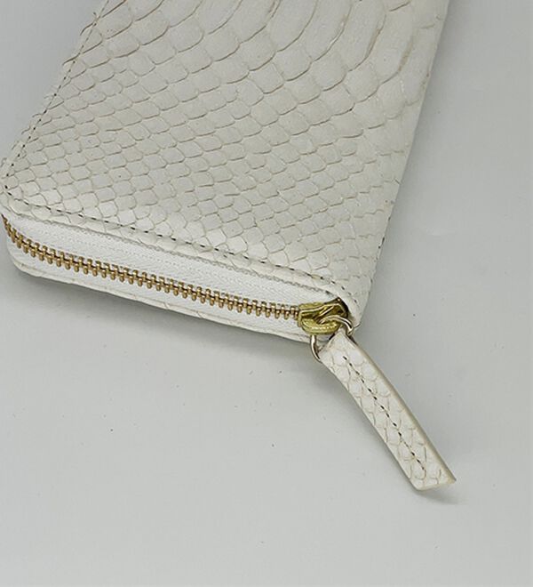 「白蛇開運ラウンド長財布（メンズ財布・パスケース）」｜詳細画像