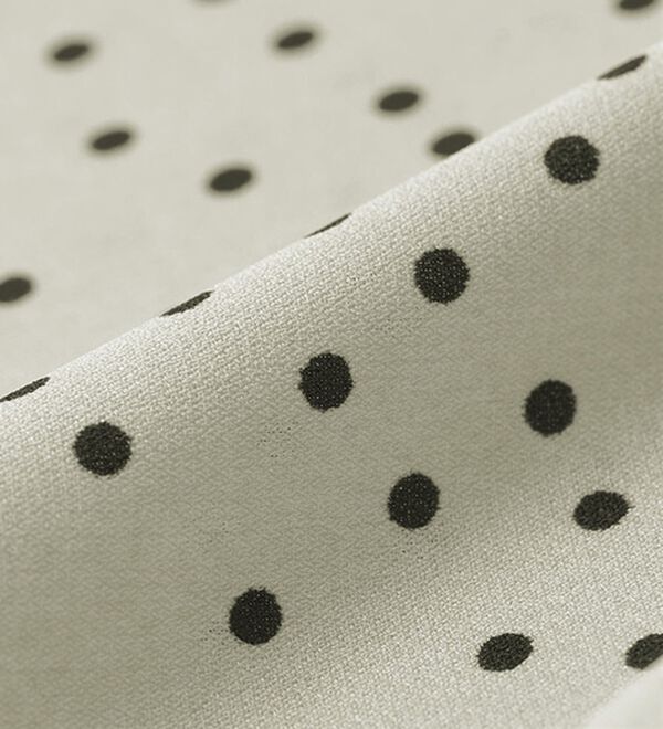 RANAN（ラナン）の「ボウタイデザインドッキングフレアー袖ワンピース（ドッキングワンピース）」｜詳細画像