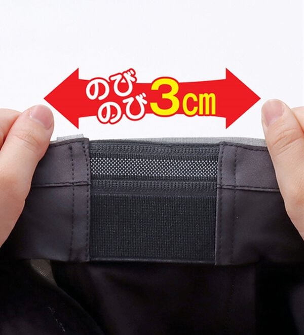 「【３本組】＜コムルヴァン・オム＞裾上げ済夏のモノトーンスラックス（メンズフルレングスパンツ）」｜詳細画像