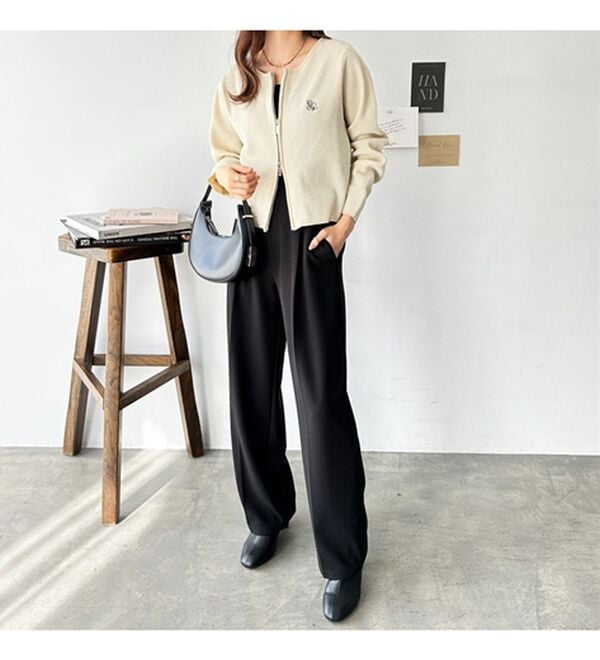 ダブルジップニットカーディガン - ベルーナ【公式】