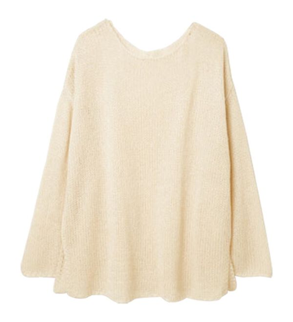 RANAN（ラナン）の「モヘア風メッシュ編ニット（ニット・セーター）」｜詳細画像