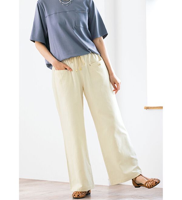 ルフラン（ルフラン）の「＜ｆｕ－ｕ＞綿１００％　裏さらっとズボン（フルレングスパンツ）」｜詳細画像