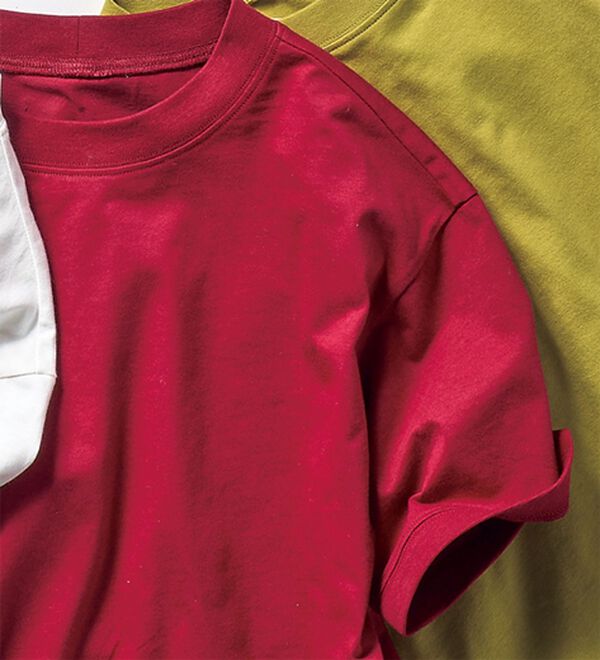 ヒンヤリ！綿100％大人顔サマ見えTシャツ - ベルーナ【公式】