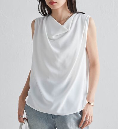 RANAN（ラナン）の「ノースリドレープブラウス（ブラウス）」