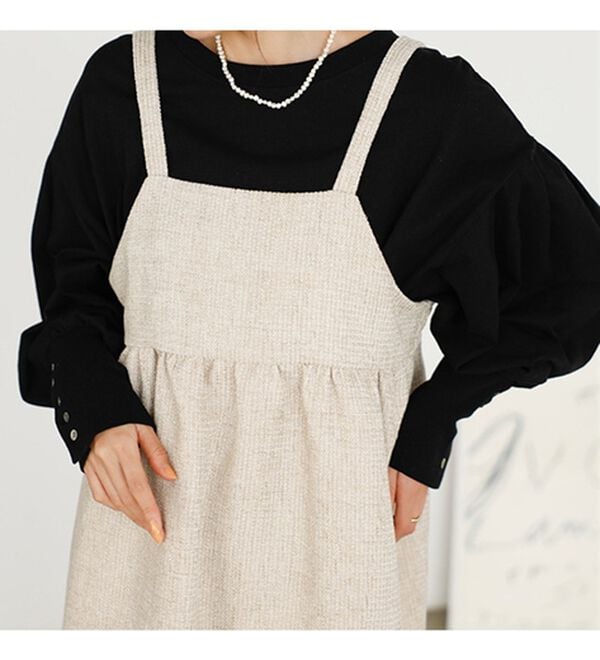 GeeRA（ジーラ）の「ツイードキャミワンピース（その他ワンピース）」｜詳細画像