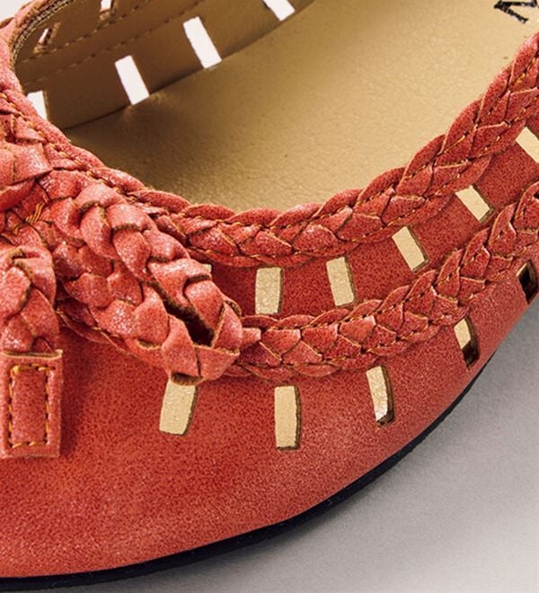 BELLUNA（ベルーナ）の「４Ｅ編み込みデザインリボンパンプス（パンプス）」｜詳細画像