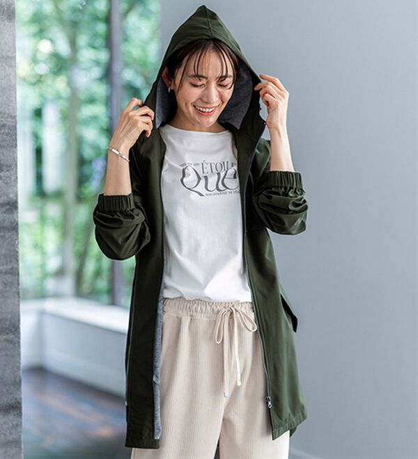 BELLUNA（ベルーナ）の「【着回しのミカタ！】綿100％大人顔サマ見えプリントロンT（カットソー）」｜詳細画像