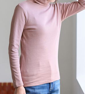 LAVIENNE（ラヴィエンヌ）の「【医師オススメ】綿１００％吸湿発熱あったかインナー　タートルネックインナー長袖（肌着・インナーウェア）」｜ソフトローズ