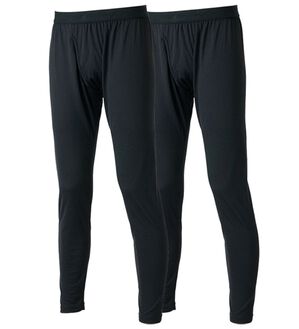 「【２枚組】＜ミズノ＞ブレスサーモアンダーウエア　タイツ（メンズ靴下・タイツ）」｜ブラック