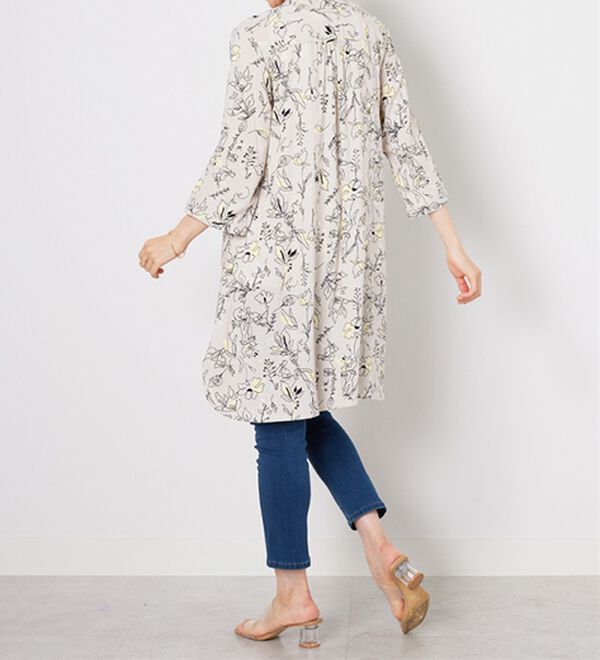 BELLUNA（ベルーナ）の「レーヨン素材袖フレアーワンピース（その他ワンピース）」｜詳細画像