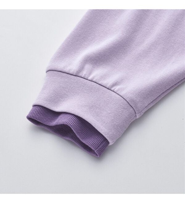 YU'NOW（ユナウ）の「【２点セット】レイヤード風プルオーバーセット（パジャマ・ルームウェア）」｜詳細画像