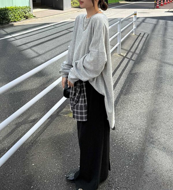 RANAN（ラナン）の「オーバーサイズスウェットＴ（カットソー）」｜詳細画像