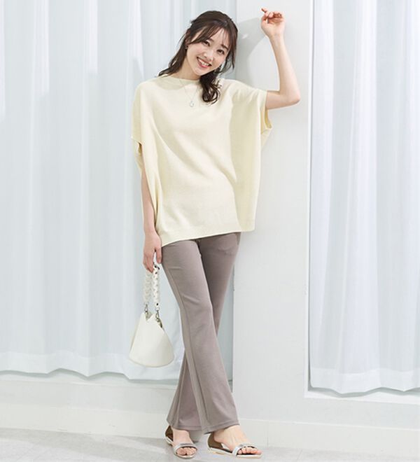 BELLUNA（ベルーナ）の「華奢見せ！ドルマンニットプルオーバー（ニット・セーター）」｜詳細画像