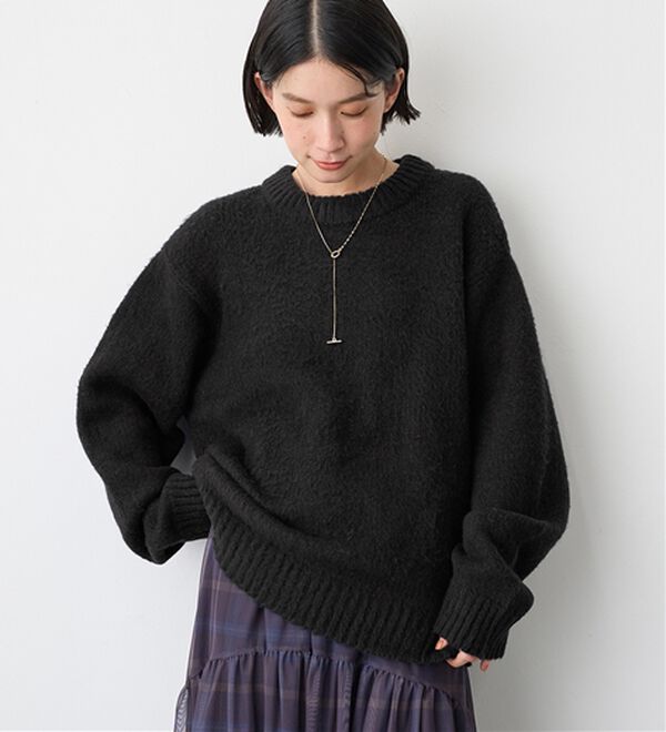 Viola e Viola（ヴィオラ エ ヴィオラ）の「ゆるっとふんわり素材ニット（ニット・セーター）」｜詳細画像