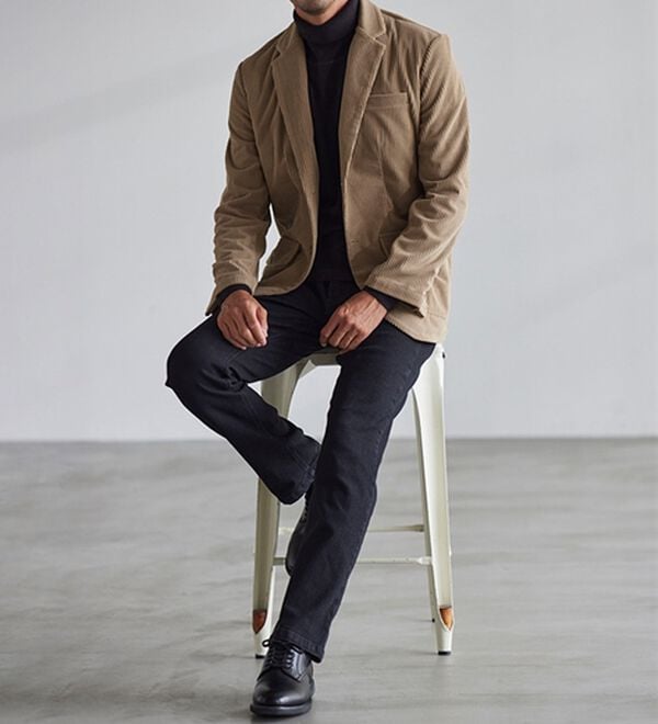 「シワになりにくいコーデュロイジャケット（メンズジャケット）」｜詳細画像