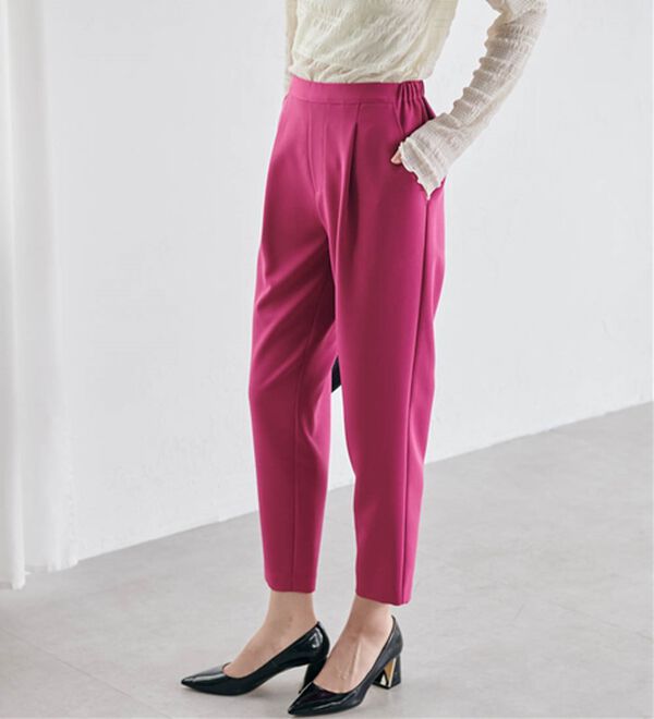 RANAN（ラナン）の「美脚シルエットクロップドパンツ（フルレングスパンツ）」｜詳細画像