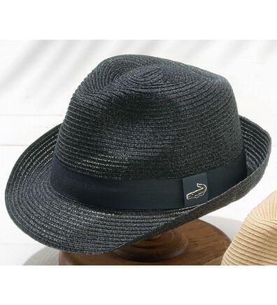 「＜クロコダイル＞洗濯機で洗える！ブレードハット（メンズ帽子）」