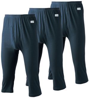 「【３枚組】＜クロコダイル＞夏用さらっと着心地の綿１００％ステテコ（メンズ靴下・タイツ）」｜ネイビー3枚組