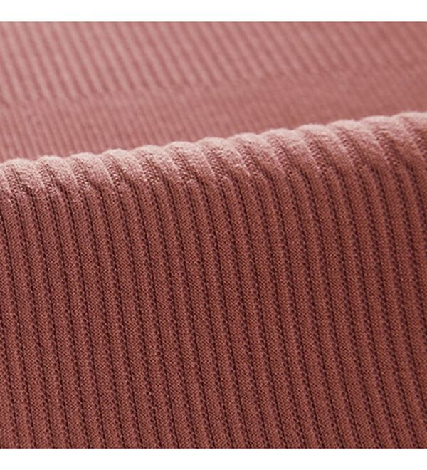 BELLUNA（ベルーナ）の「ボーダージャカード異素材切替チュニック（チュニック）」｜詳細画像