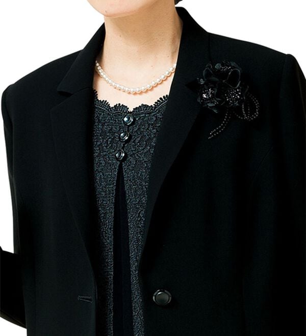 ルフラン（ルフラン）の「【３点セット】ゆとり設計！３点セットスーツ（ブラックフォーマル（喪服・礼服））」｜詳細画像