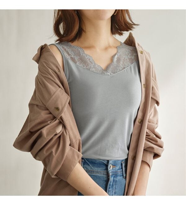 YU'NOW（ユナウ）の「【吸湿発熱】【抗菌防臭】２ＷＡＹタンクトップ（肌着・インナーウェア）」｜詳細画像