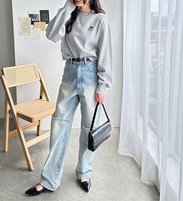 GeeRA（ジーラ）の「アンドハートショートスウェット（カットソー）」｜詳細画像