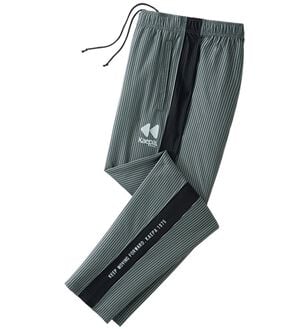「＜ケイパ＞シアサッカージャージパンツ（メンズフルレングスパンツ）」｜チャコール