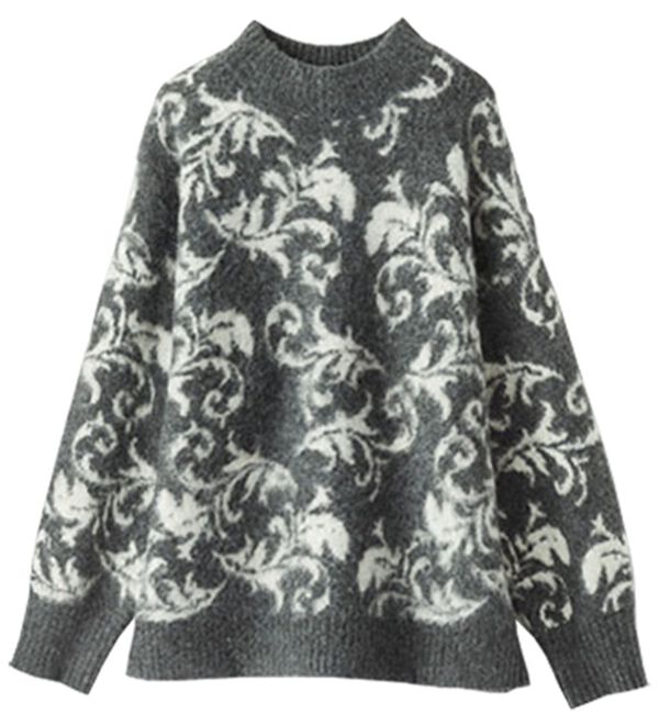 BELLUNA（ベルーナ）の「冬に映えるジャカードセーター（ニット・セーター）」｜詳細画像