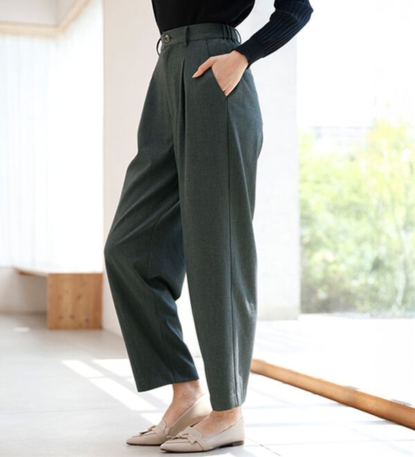 ルフラン（ルフラン）の「【３本組】カーブが決め手！裾ダーツパンツ（フルレングスパンツ）」｜詳細画像