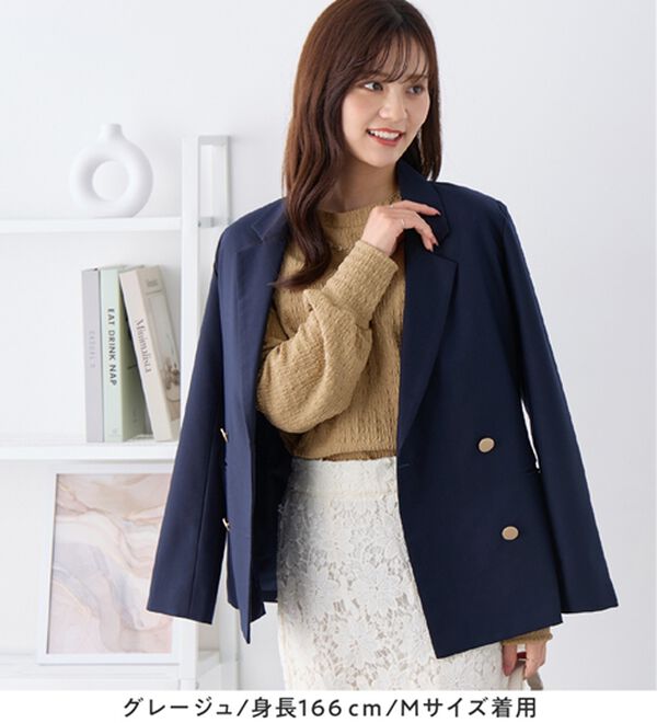 alotta（アロッタ）の「着映えジャカード素材パフ袖ゆるトップス（カットソー）」｜詳細画像