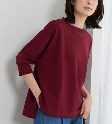 BELLUNA（ベルーナ）の「リブ切替ドルマンデザインプルオーバー（カットソー）」