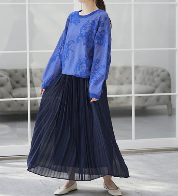 RANAN（ラナン）の「プリーツロングスカート（ロングスカート）」｜詳細画像