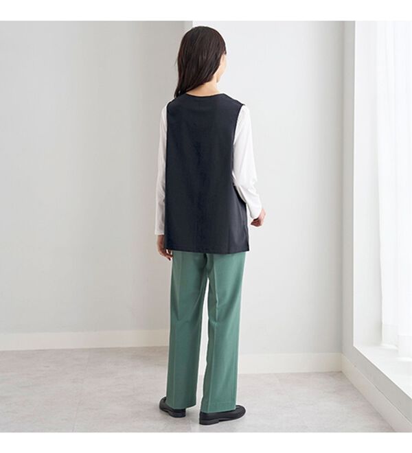 BELLUNA（ベルーナ）の「【４点セット】＜５つのラクが嬉しい！＞洗える！ストレッチ素材４点セットスーツ（その他スーツ）」｜詳細画像