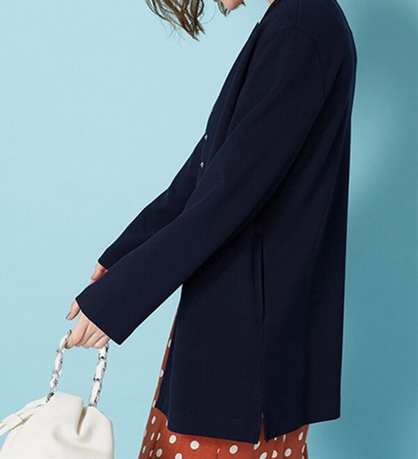 BELLUNA（ベルーナ）の「時短コーデ！ダンボール素材ロングカーデアンサンブル（アンサンブル）」｜詳細画像